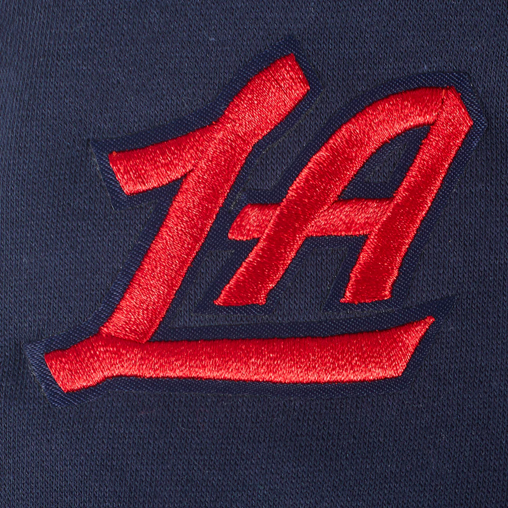 NBA LOS ANGELES CLIPPERS RETRO CLASSIC BIG GIRLS  RIB FLEECE CREWNECK (MIDNIGHT NAVY) - Image 6