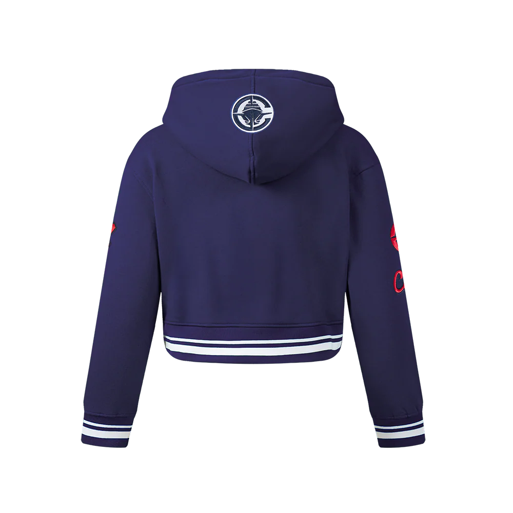 LOS ANGELES CLIPPERS RETRO CLASSIC BIG GIRL'S RIB FLC PO HOODIE (MIDNIGHT NAVY) - Image 3