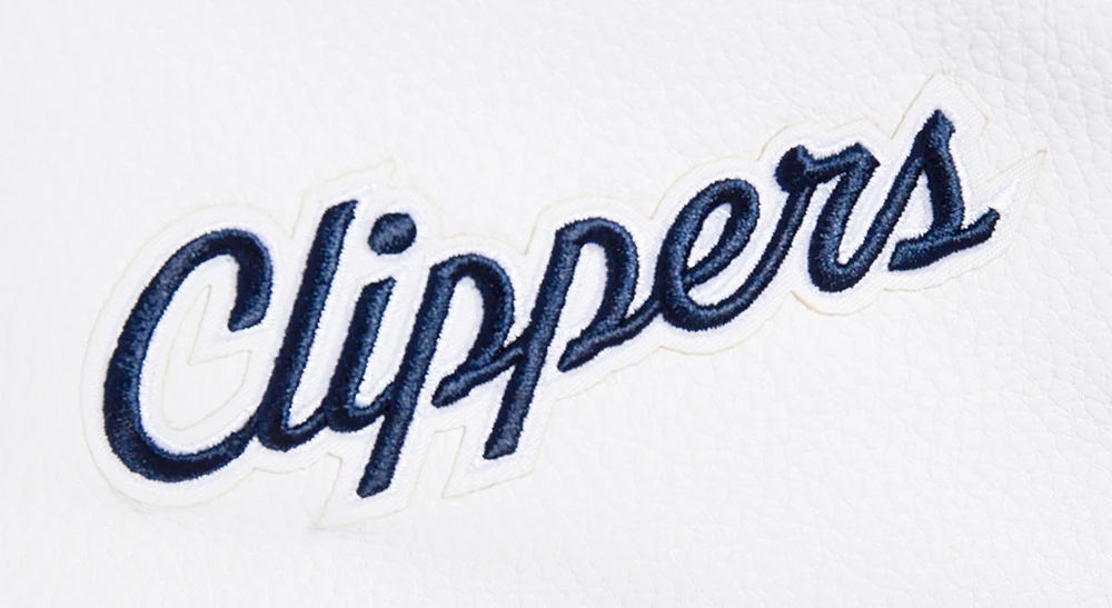 NBA LOS ANGELES CLIPPERS CLASSIC WOMEN'S WOOL VARSITY JACKET (MIDNIGHT NAVY/WHITE) - Image 7