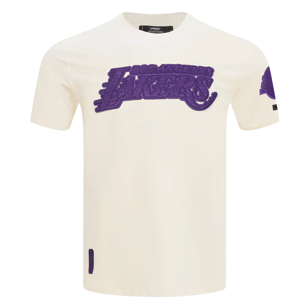 NBA LOS ANGELES LAKERS TRIPLE TONAL SJ TEE (EGGSHELL)