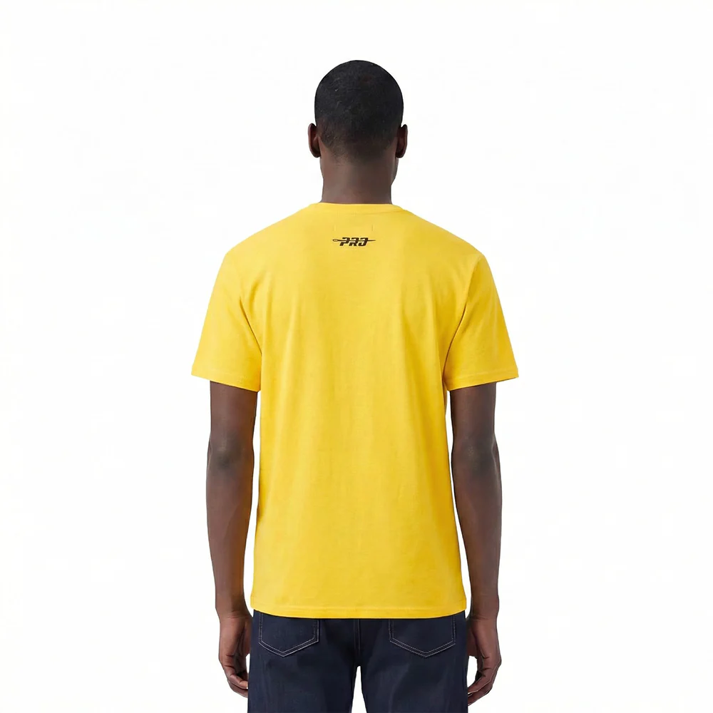 NBA LOS ANGELES LAKERS SOUVENIR MEN'S SINGLE JERSEY TEE (YELLOW) - Image 2