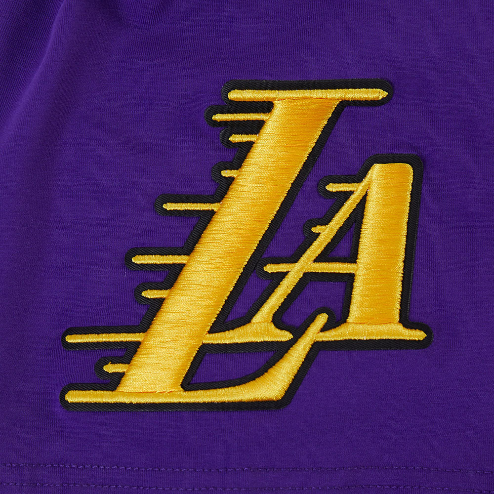 NBA LOS ANGELES LAKERS CITY EDITION 24-25 MEN'S TEE (PURPLE) - Image 6