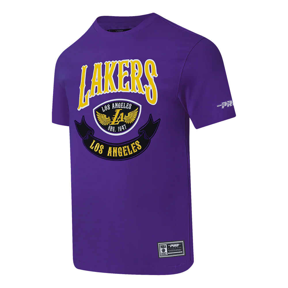 NBA LOS ANGELES LAKERS BORN FOR SPORT MEN'S SJ TEE (Purple) - Image 5