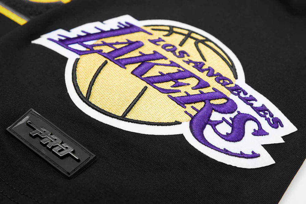 NBA LOS ANGELES LAKERS CLASSIC CHENILLE MEN'S SJ TEE (BLACK) - Image 8