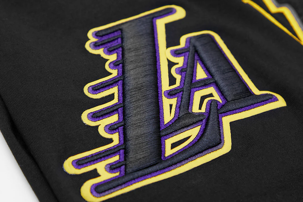 NBA LOS ANGELES LAKERS CLASSIC CHENILLE MEN'S SJ TEE (BLACK) - Image 9