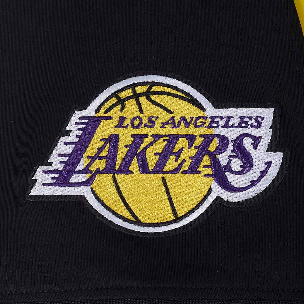 NBA LOS ANGELES LAKERS LUKA DONCIC #77 CLASSIC PNN MEN'S SS PO HOODI (BLACK) - Image 7