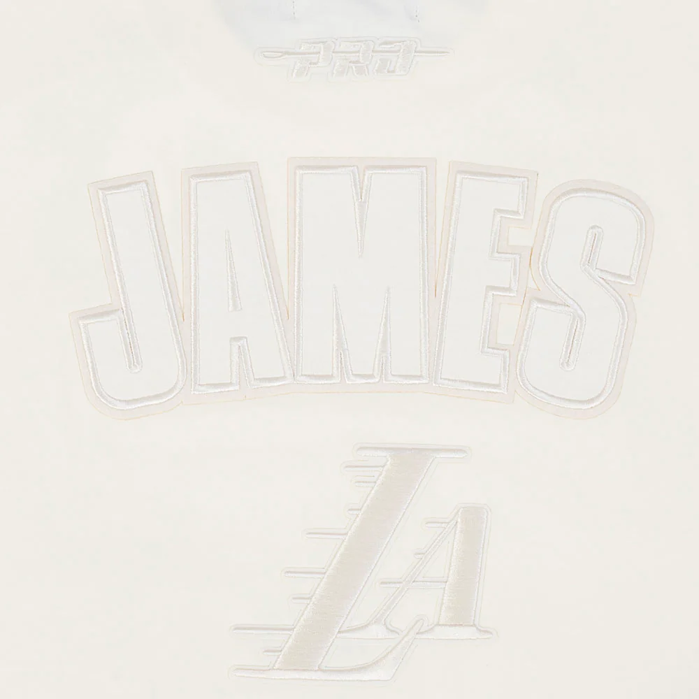 NBA LOS ANGELES LAKERS LEBRON JAMES #23 NEUTRAL PNN MEN'S CJ DROP SHOULDER TEE (EGGSHELL) - Image 12