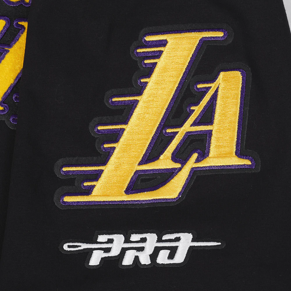 NBA LOS ANGELES LAKERS LEBRON JAMES #23 CLASSIC PNN MEN'S SJ TEE (BLACK) - Image 9