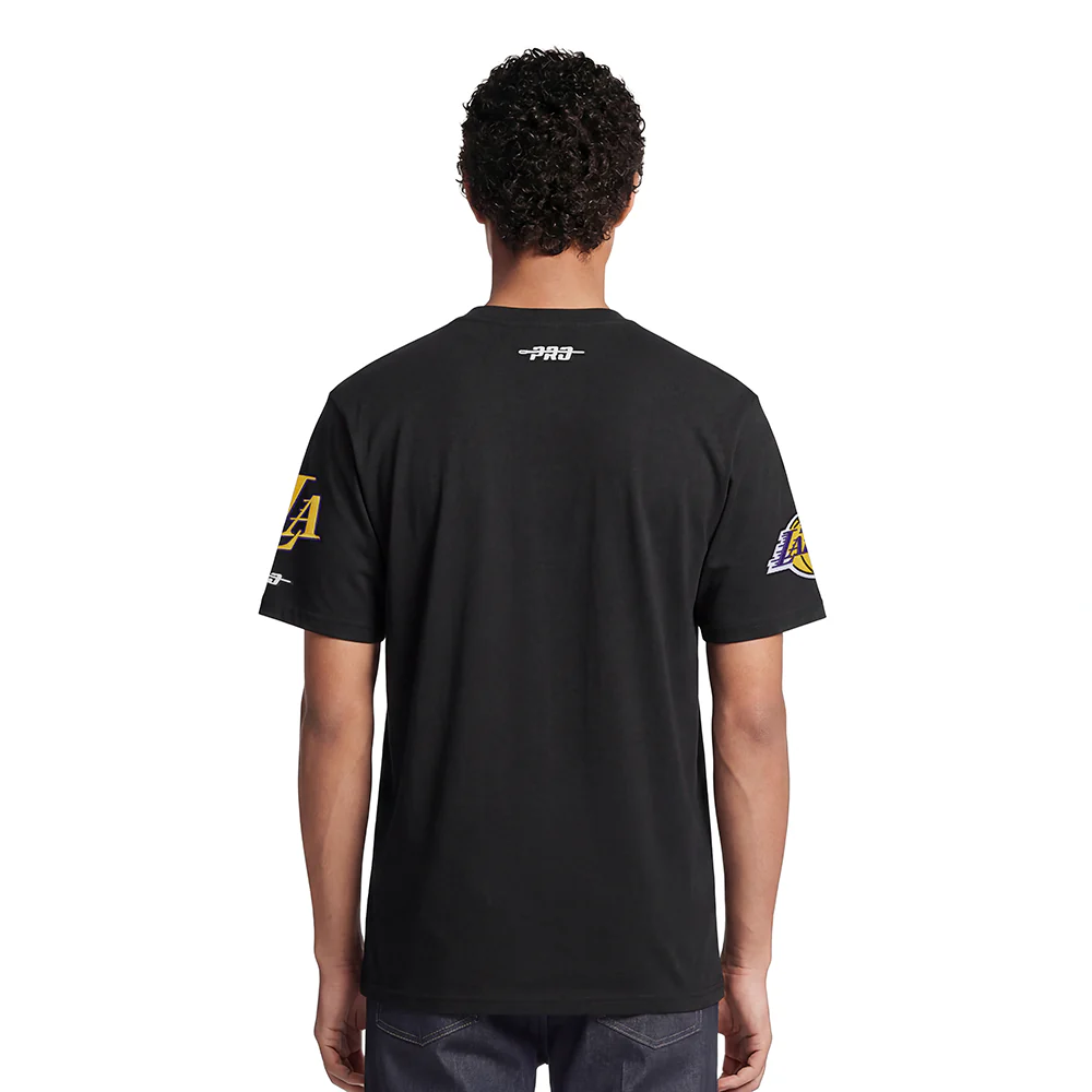 NBA LOS ANGELES LAKERS LUKA DONCIC #77 CLASSIC PNN MEN'S SJ TEE 2.0 (BLACK) - Image 2