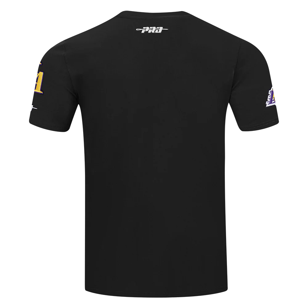 NBA LOS ANGELES LAKERS LeBron James #23 CLASSIC PNN MEN'S SJ TEE 2.0 (BLACK) - Image 5