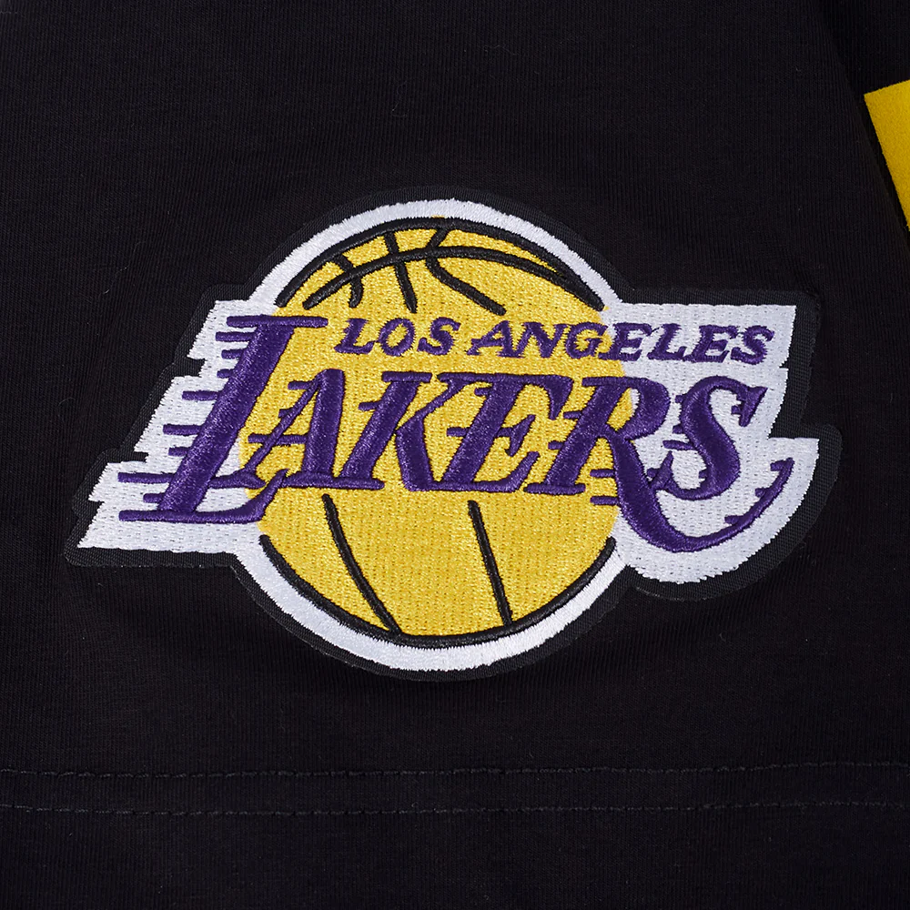 NBA LOS ANGELES LAKERS LeBron James #23 CLASSIC PNN MEN'S SJ TEE 2.0 (BLACK) - Image 9