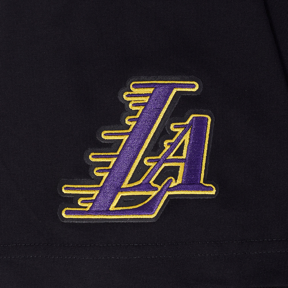 NBA LOS ANGELES LAKERS PARADISE MEN'S S/S TEE (BLACK) - Image 7