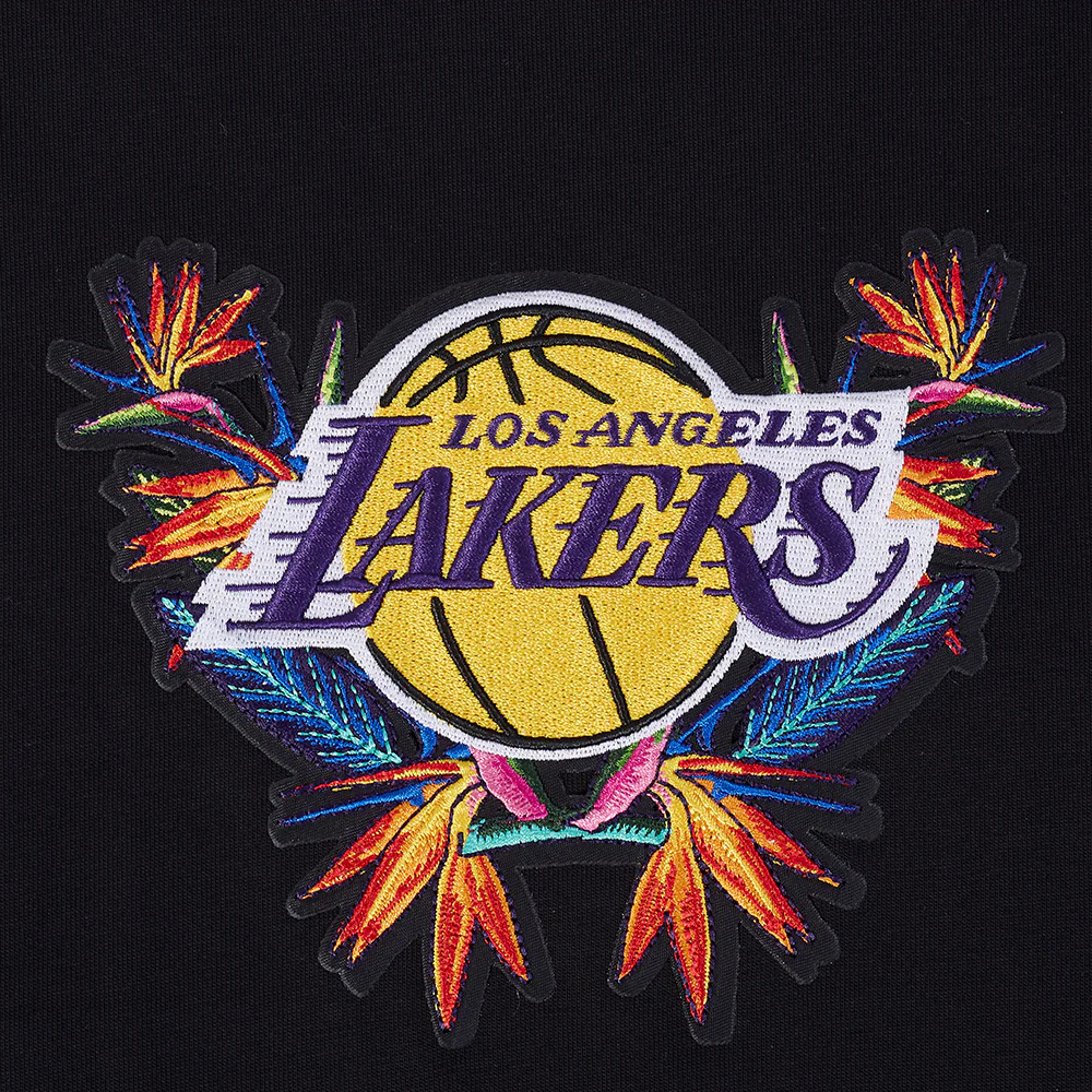 NBA LOS ANGELES LAKERS PARADISE MEN'S S/S TEE (BLACK) - Image 9