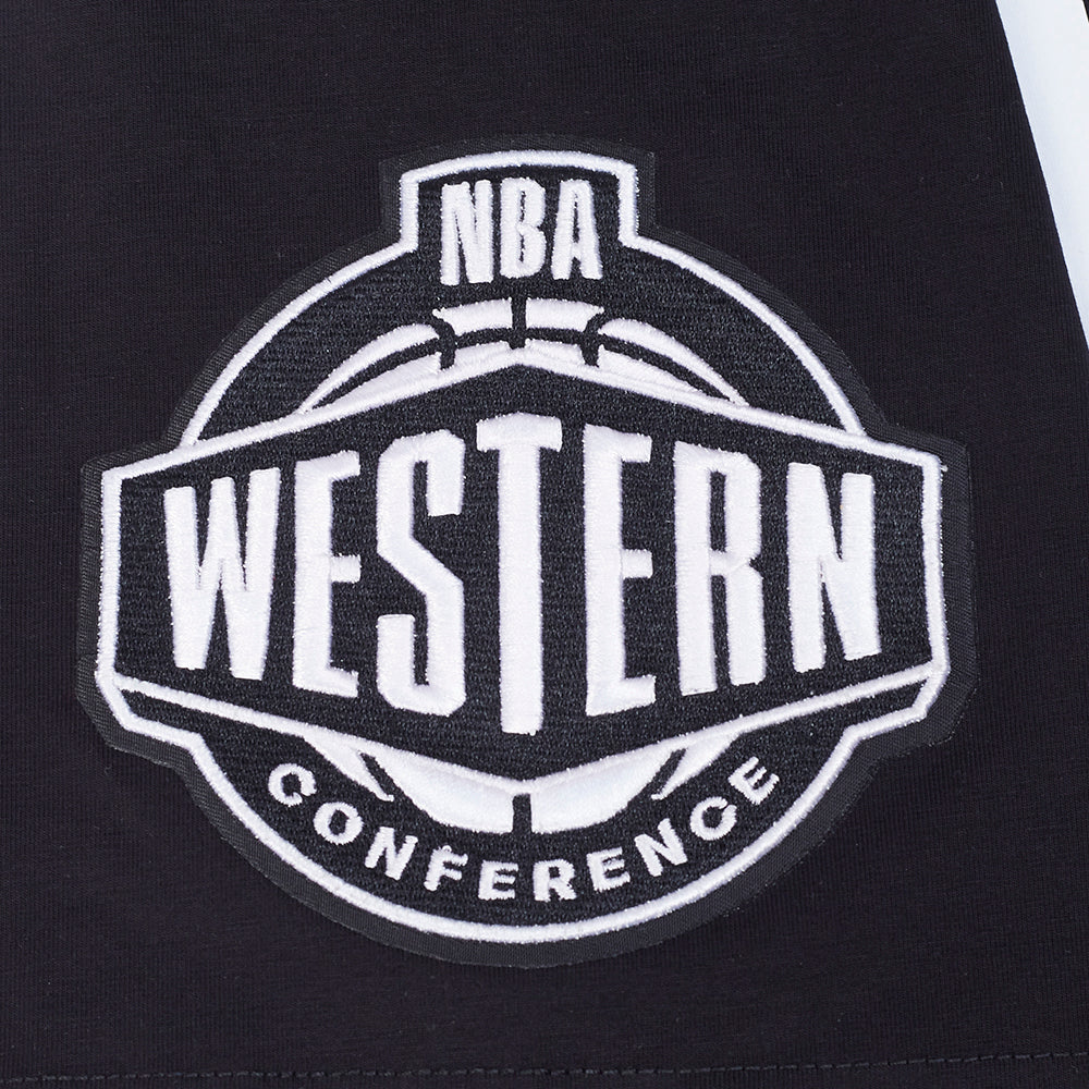 NBA LOS ANGELES LAKERS LETTERMAN MEN'S S/S TEE (BLACK) - Image 9