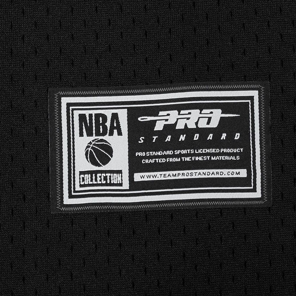 NBA LOS ANGELES LAKERS LEBRON JAMES #23 CLASSIC MESH PNN MEN'S MESH BUTTON DOWN SHIRT (BLACK/PURPLE) - Image 11