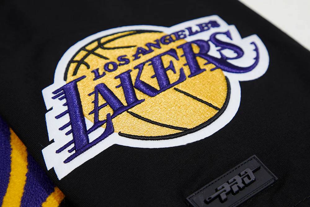 NBA LOS ANGELES LAKERS MASHUP MEN'S TEE (BLACK) - Image 6