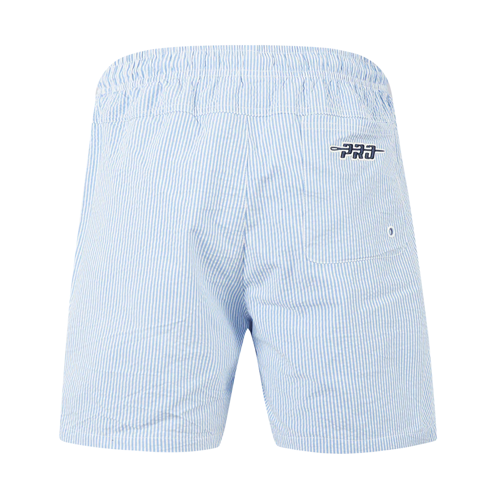NBA LOS ANGELES LAKERS COUNTRY CLUB MEN'S SEERSUCKER SHORT (SEERSUCKER BLUE) - Image 4