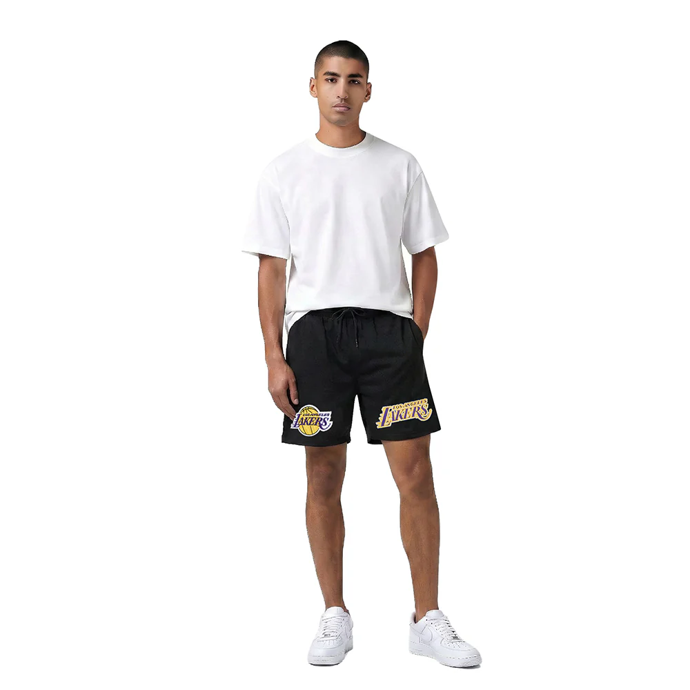 NBA LOS ANGELES LAKERS SOUVENIR MEN'S MESH SHORT (BLACK)