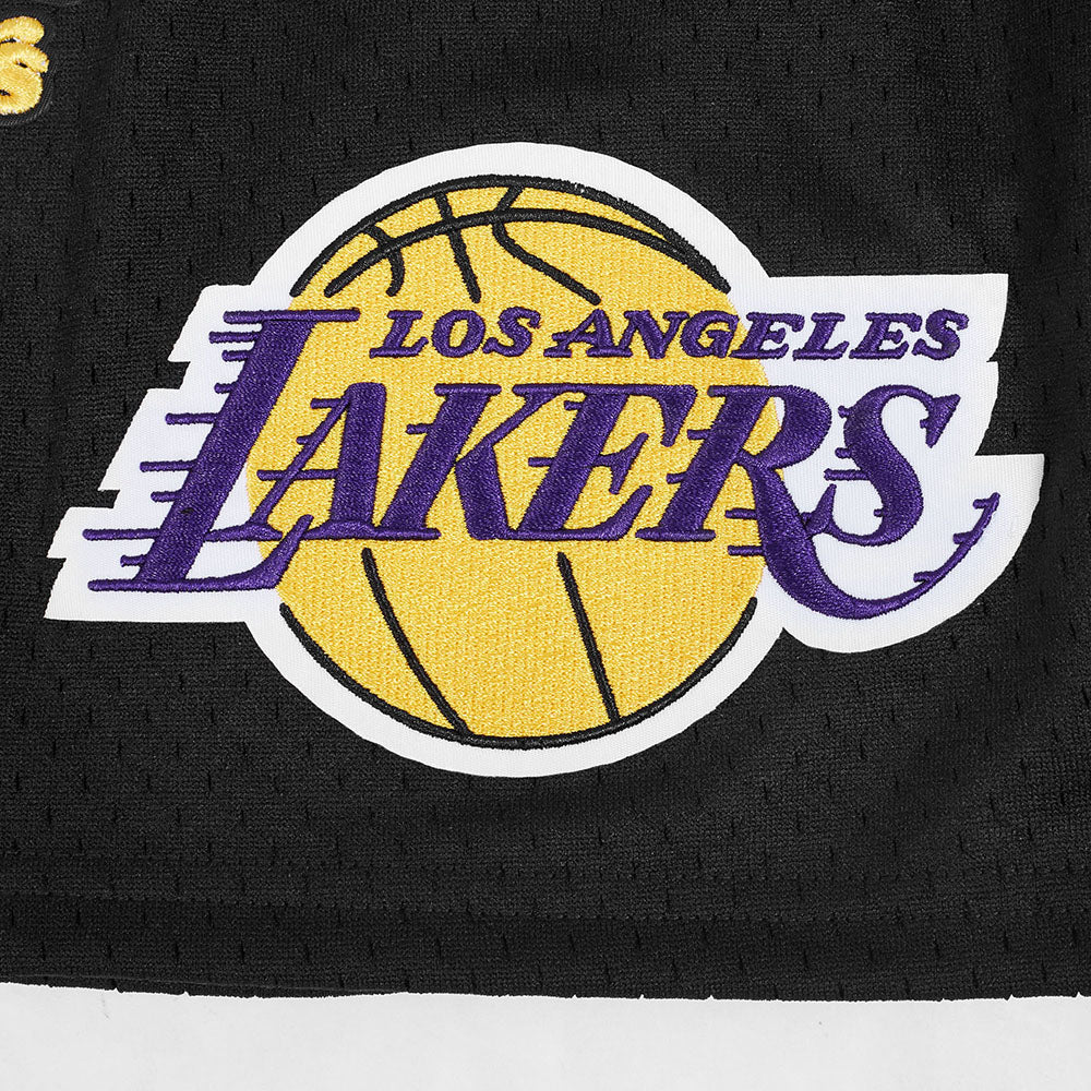 NBA LOS ANGELES LAKERS SOUVENIR MEN'S MESH SHORT (BLACK) - Image 11