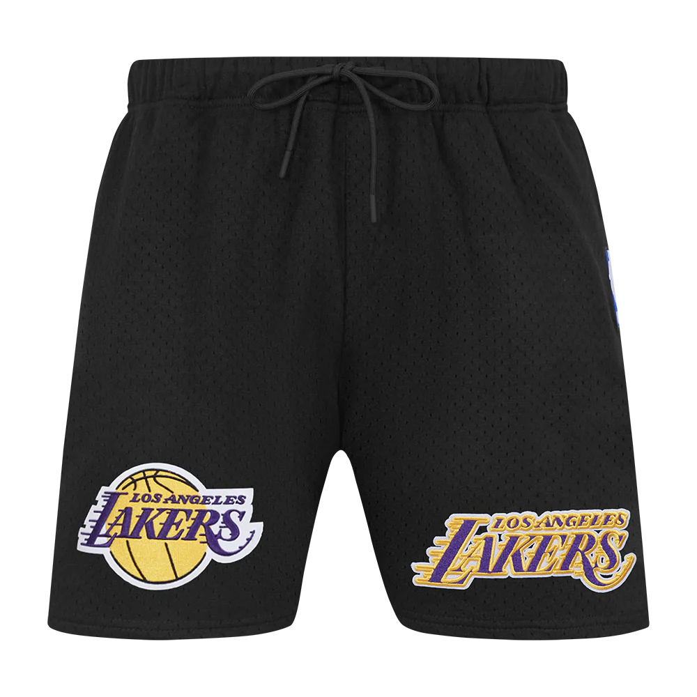 NBA LOS ANGELES LAKERS SOUVENIR MEN'S MESH SHORT (BLACK) - Image 8
