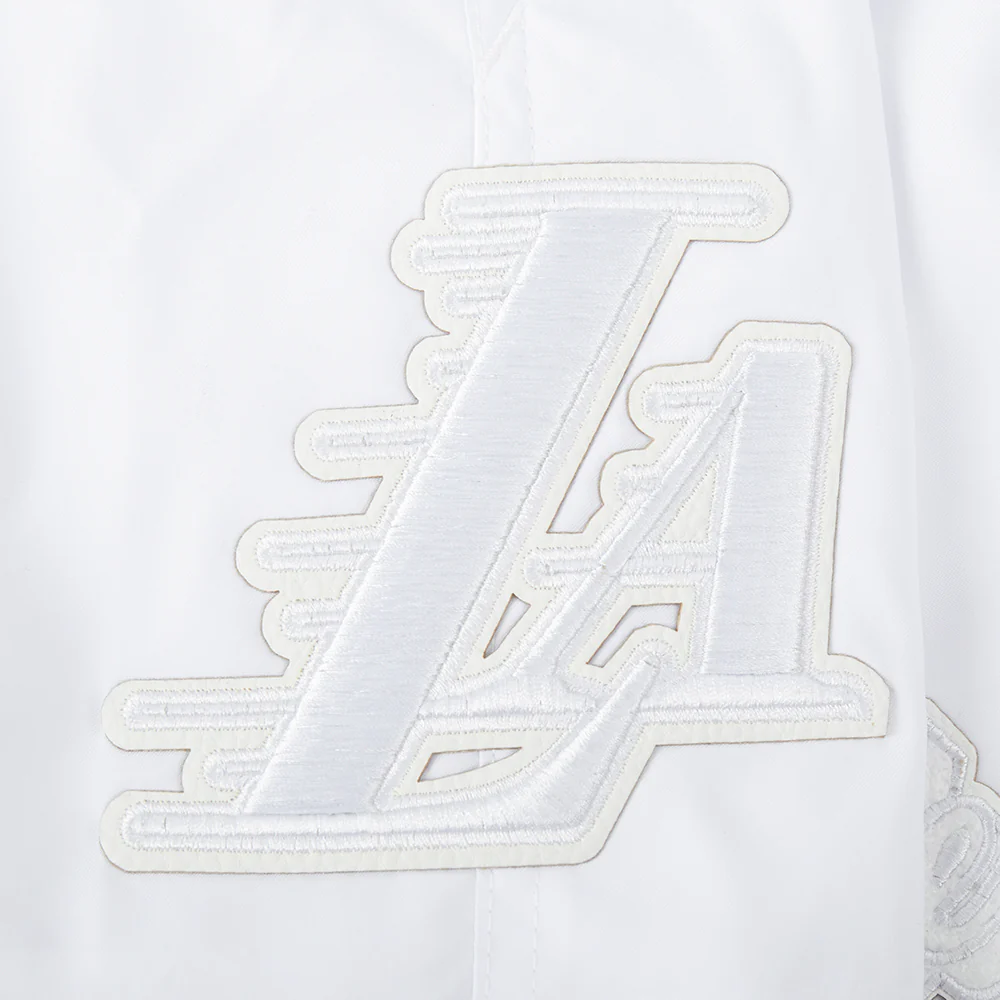 NBA LOS ANGELES LAKERS WHITE OUT MEN'S WOVEN SHORT (WHITE) - Image 6