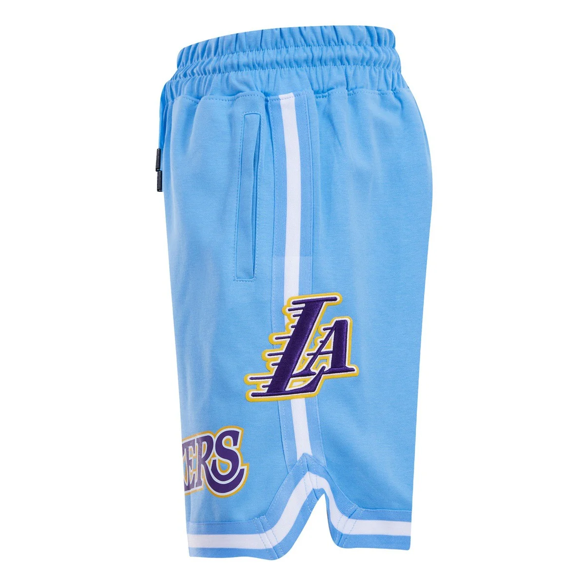 NBA LOS ANGELES LAKERS CLASSIC CHENILLE MEN'S SHORT (UNIVERSITY BLUE) - Image 3