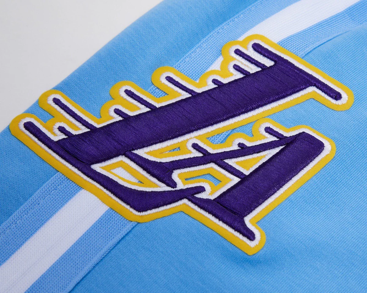 NBA LOS ANGELES LAKERS CLASSIC CHENILLE MEN'S SHORT (UNIVERSITY BLUE) - Image 9