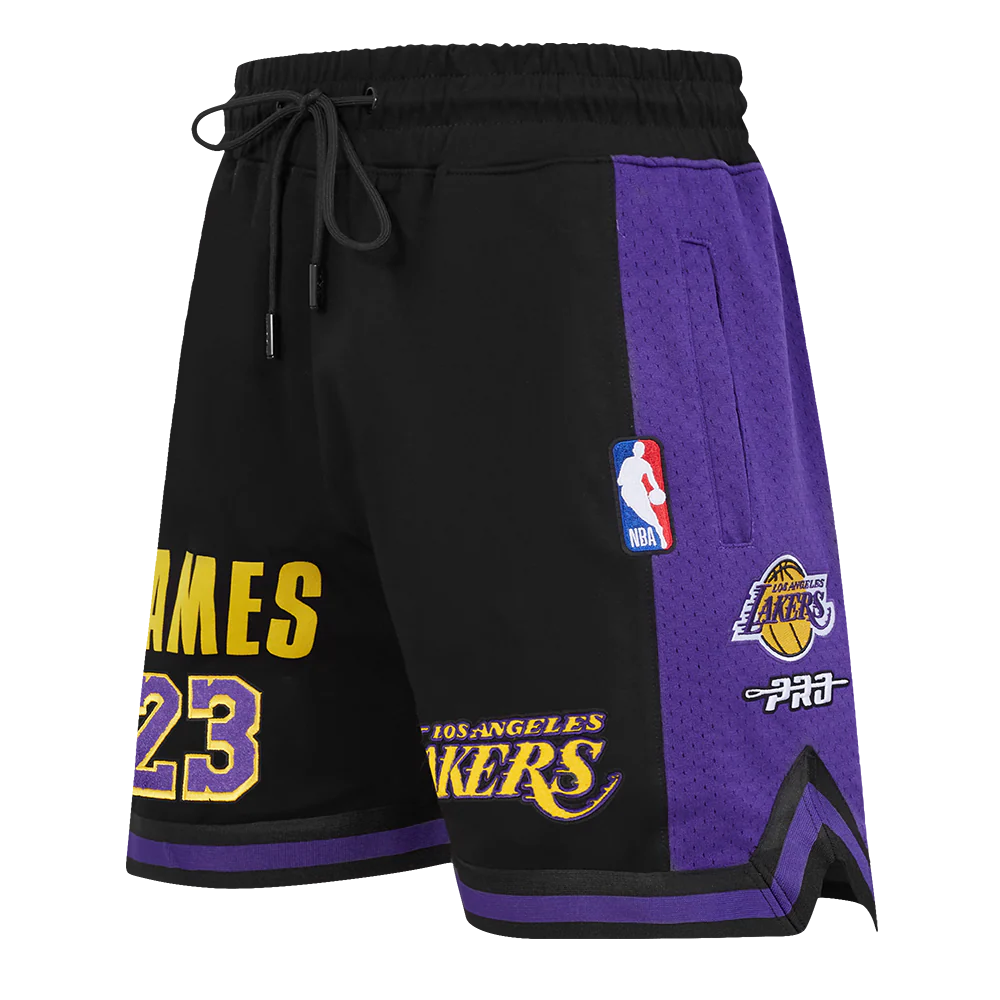 NBA LOS ANGELES LAKERS LEBRON JAMES #23 CLASSIC PNN MEN'S PRO 2.0 DK (BLACK/PURPLE)