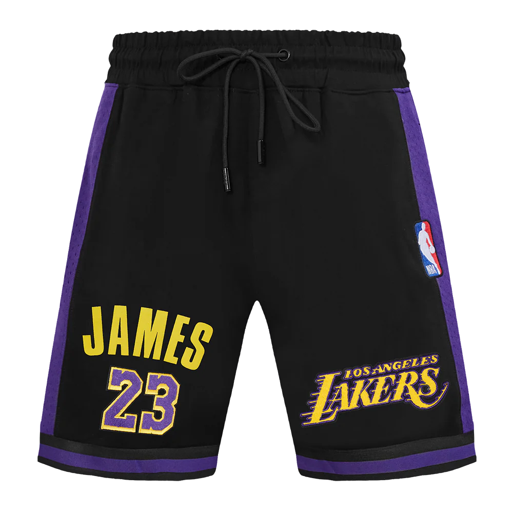 NBA LOS ANGELES LAKERS LEBRON JAMES #23 CLASSIC PNN MEN'S PRO 2.0 DK (BLACK/PURPLE) - Image 2