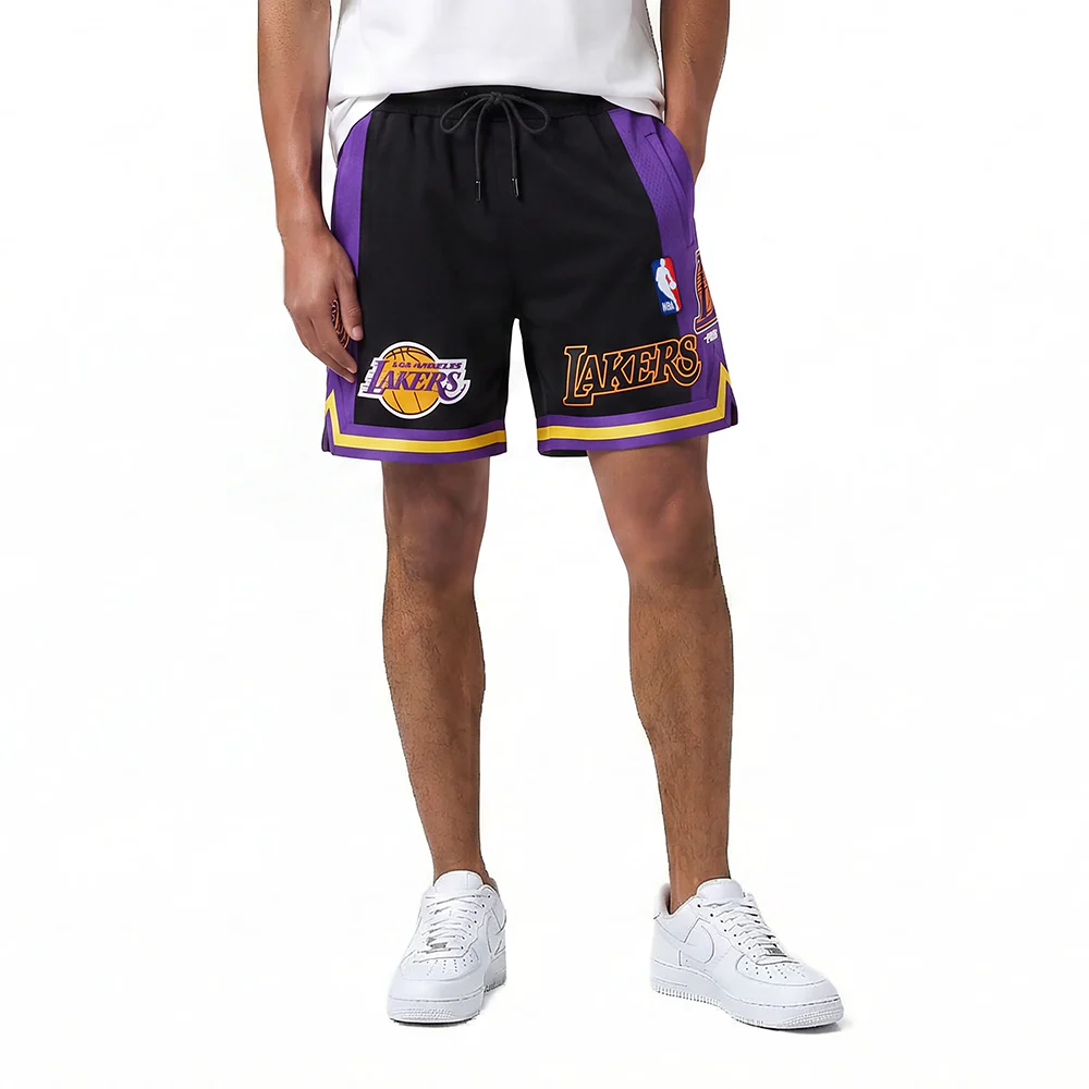 NBA LOS ANGELES LAKERS RETRO CLASSIC MEN'S 2.0 SHORT (BLACK/PURPLE/YELLOW)