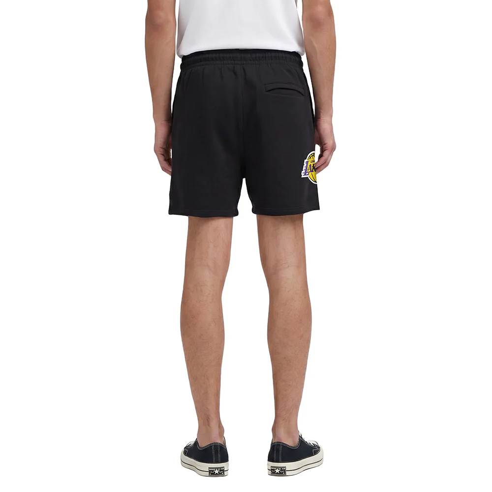 NBA LOS ANGELES LAKERS RETRO CLASSIC MEN'S SHORT (BLACK) - Image 2