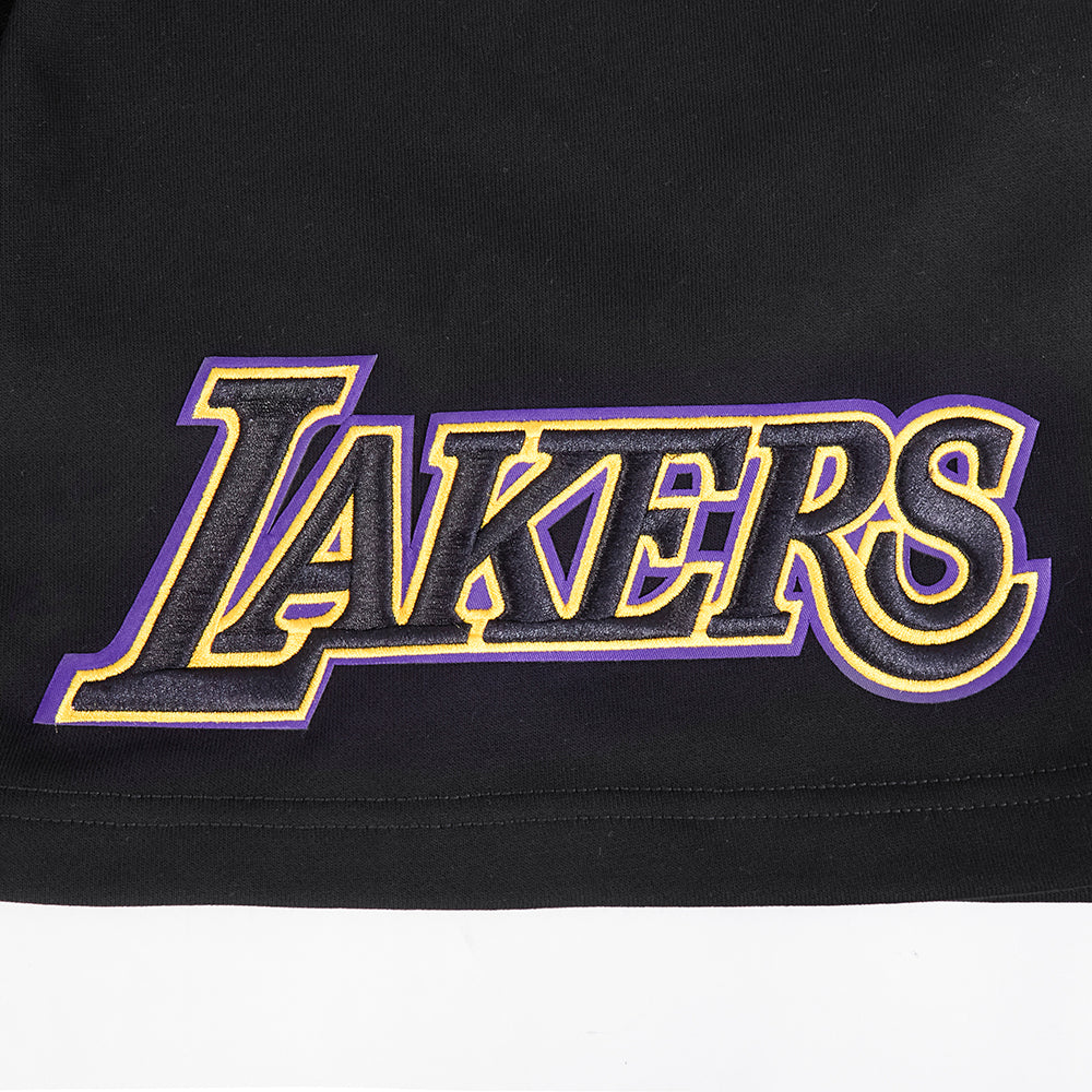 NBA LOS ANGELES LAKERS RETRO CLASSIC MEN'S SHORT (BLACK) - Image 9