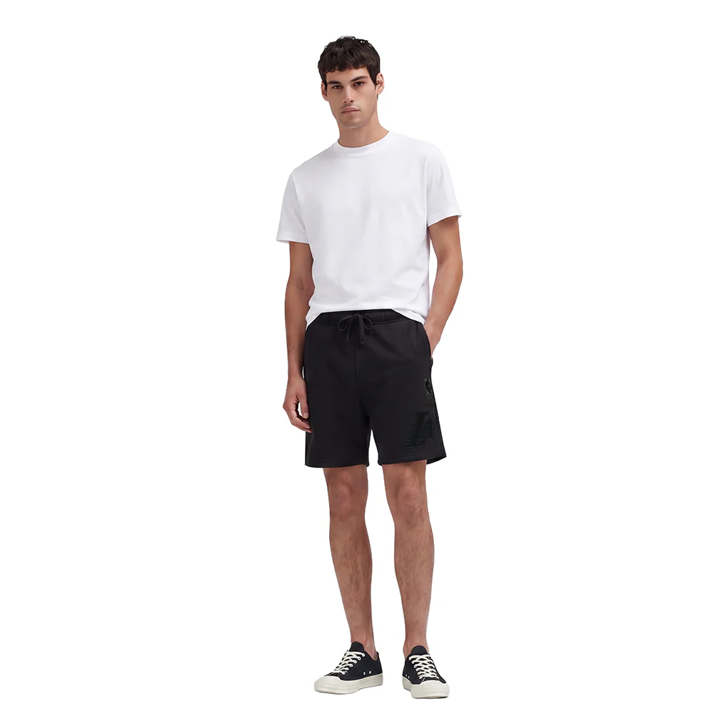 NBA LOS ANGELES LAKERS NEUTRAL MEN'S SHORT (BLACK) - Image 3