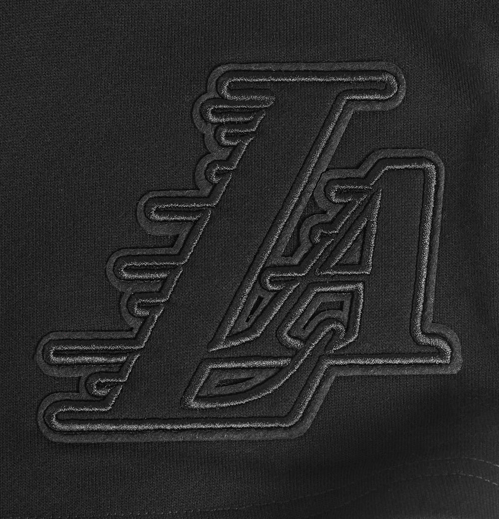 NBA LOS ANGELES LAKERS NEUTRAL MEN'S SHORT (BLACK) - Image 4