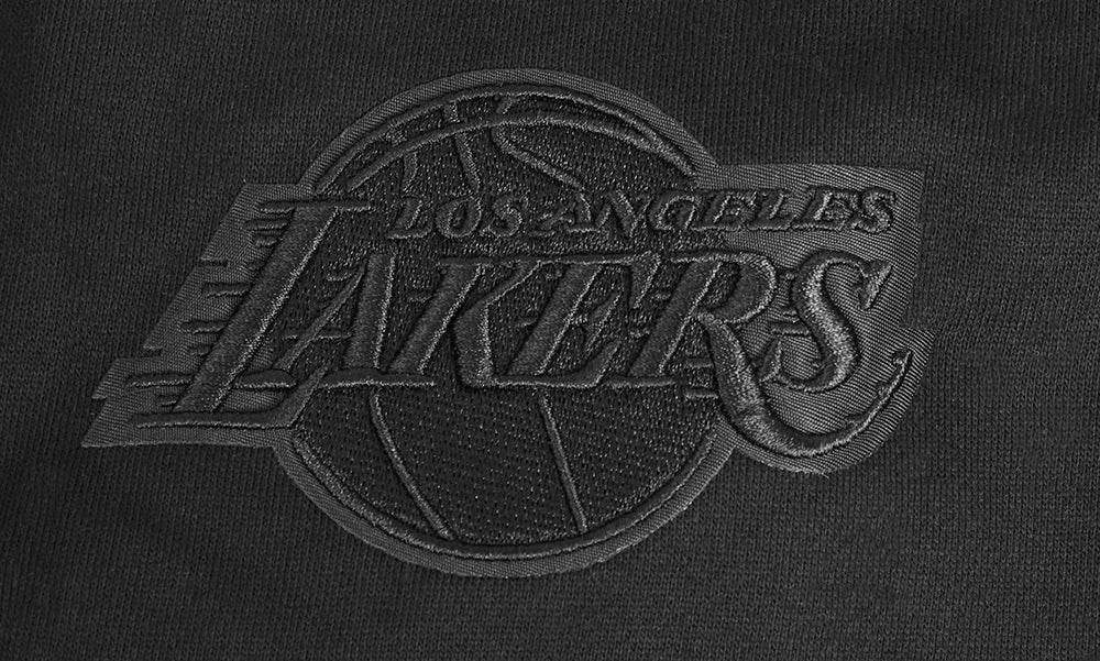 NBA LOS ANGELES LAKERS NEUTRAL MEN'S SHORT (BLACK) - Image 9