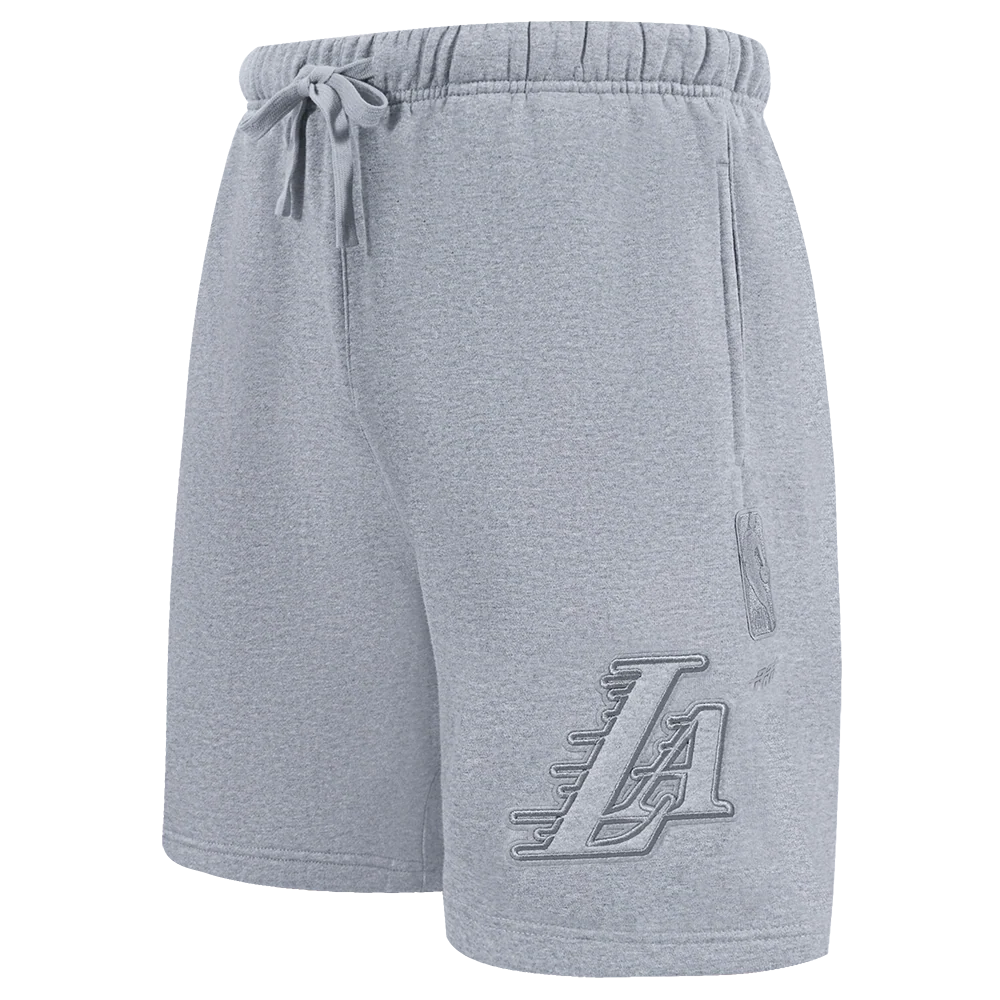 NBA LOS ANGELES LAKERS NEUTRAL MEN'S SHORT (DARK HEATHER GRAY) - Image 4