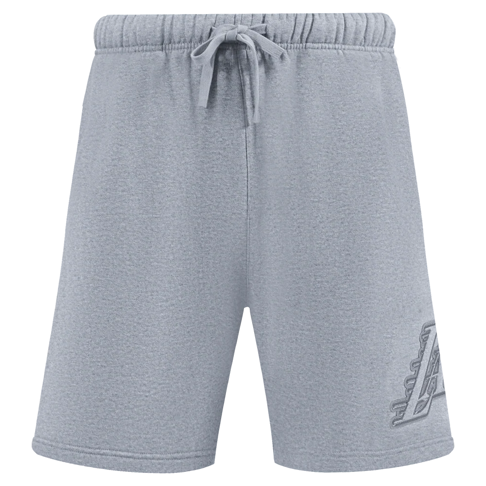 NBA LOS ANGELES LAKERS NEUTRAL MEN'S SHORT (DARK HEATHER GRAY) - Image 5