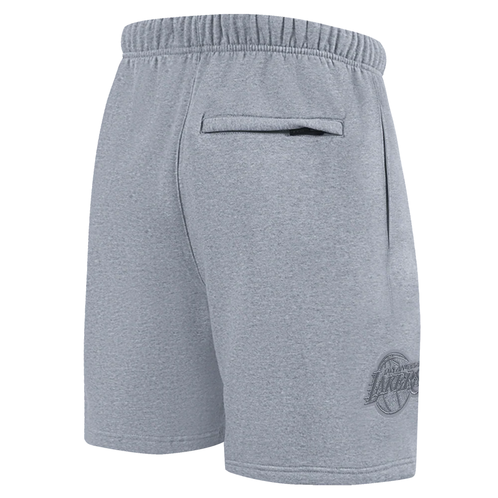 NBA LOS ANGELES LAKERS NEUTRAL MEN'S SHORT (DARK HEATHER GRAY) - Image 6