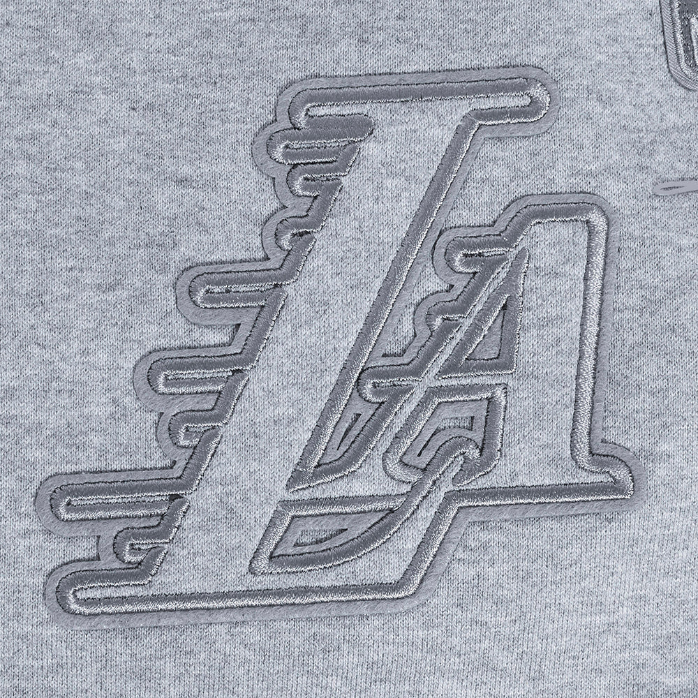 NBA LOS ANGELES LAKERS NEUTRAL MEN'S SHORT (DARK HEATHER GRAY) - Image 8