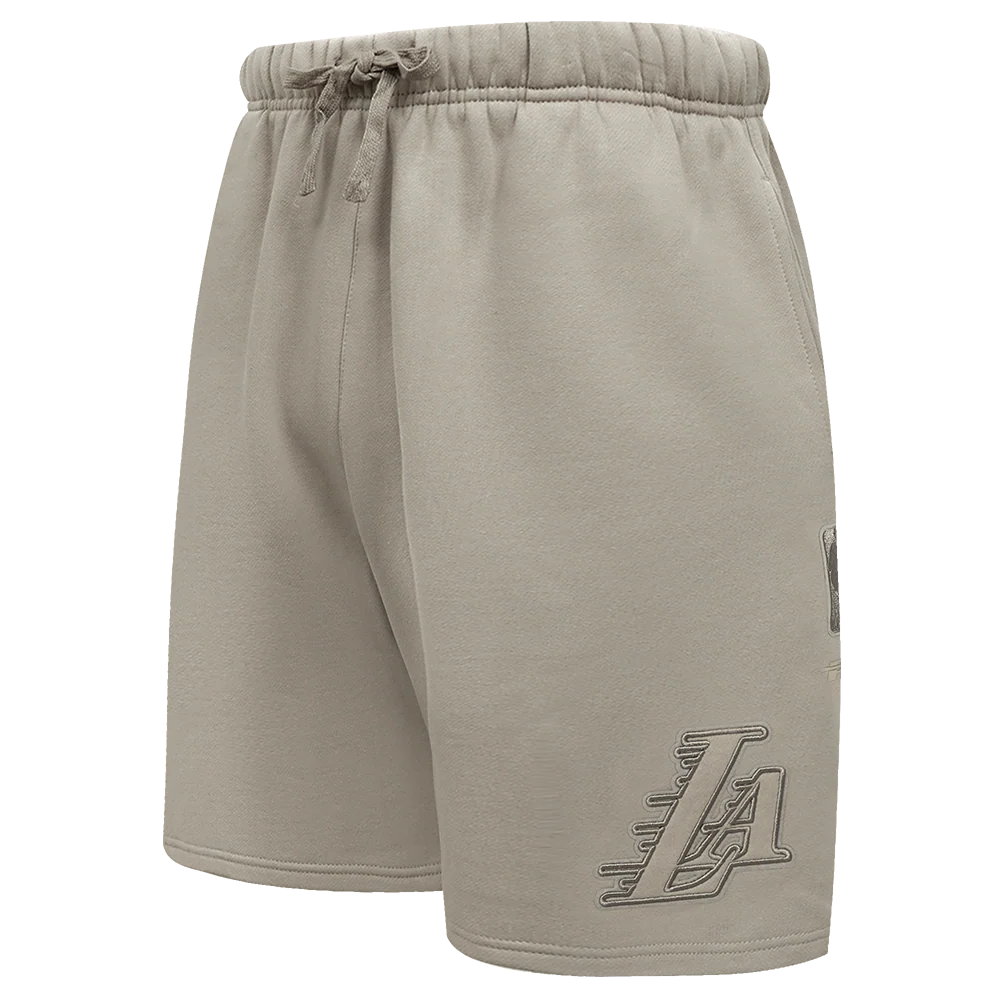 NBA LOS ANGELES LAKERS NEUTRAL MEN'S SHORT (TAUPE) - Image 4