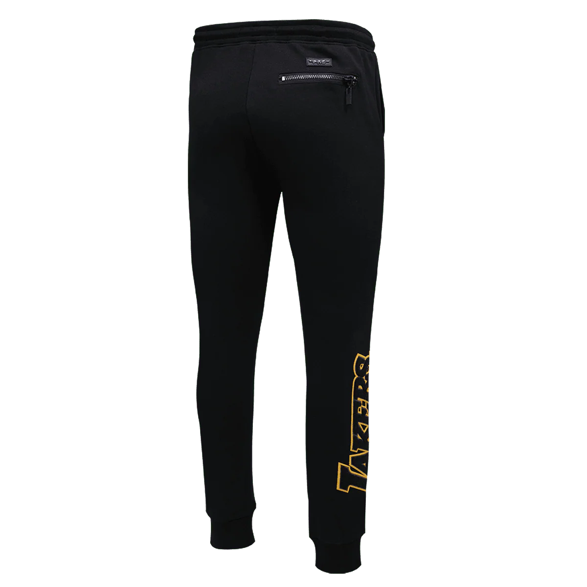 NBA LOS ANGELES LAKERS CLASSIC CHENILLE MEN'S JOGGER (BLACK) - Image 2