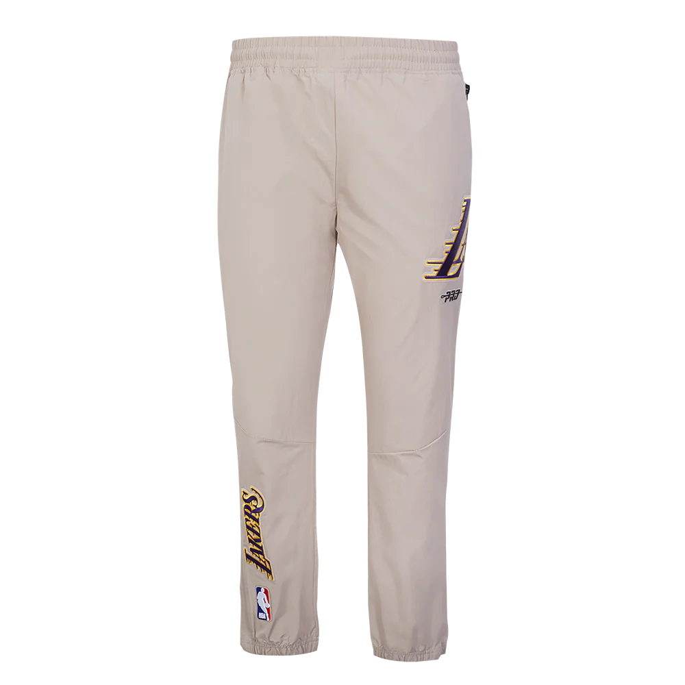 NBA LOS ANGELES LAKERS CLASSIC WIND SUIT MEN'S WOVEN PANT (KHAKI)