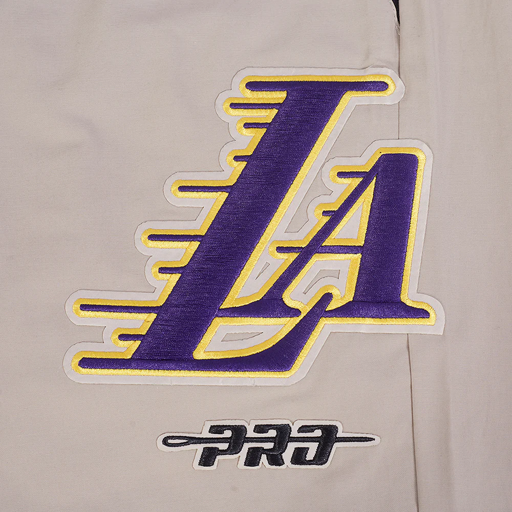 NBA LOS ANGELES LAKERS CLASSIC WIND SUIT MEN'S WOVEN PANT (KHAKI) - Image 6