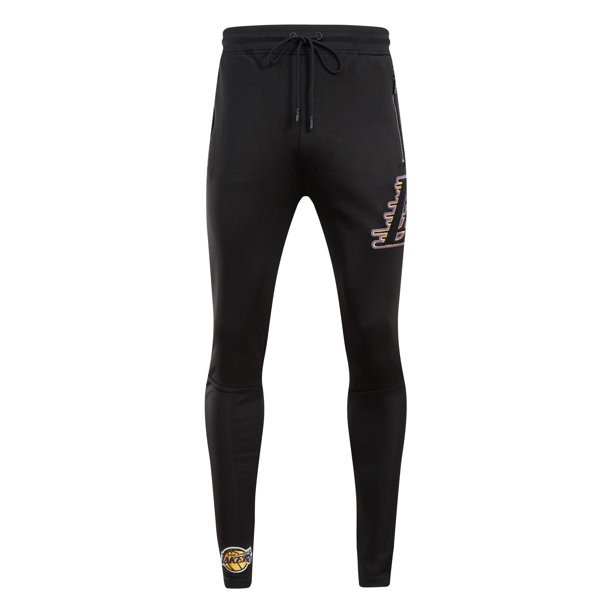 NBA LOS ANGELES LAKERS CLASSIC MEN'S TRACK PANT (BLACK) - Image 4