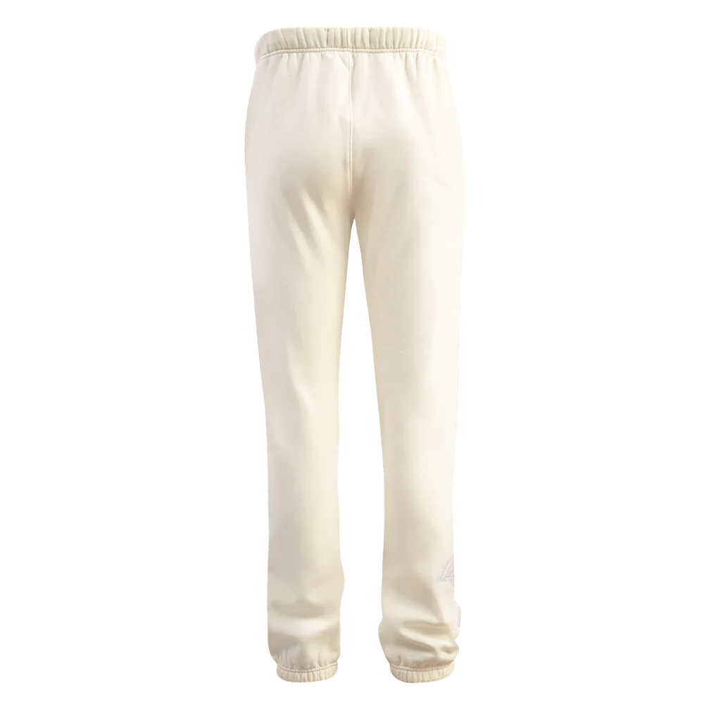 NBA LOS ANGELES LAKERS NEUTRAL FLEECE SWEATPANT (EGGSHELL) - Image 7