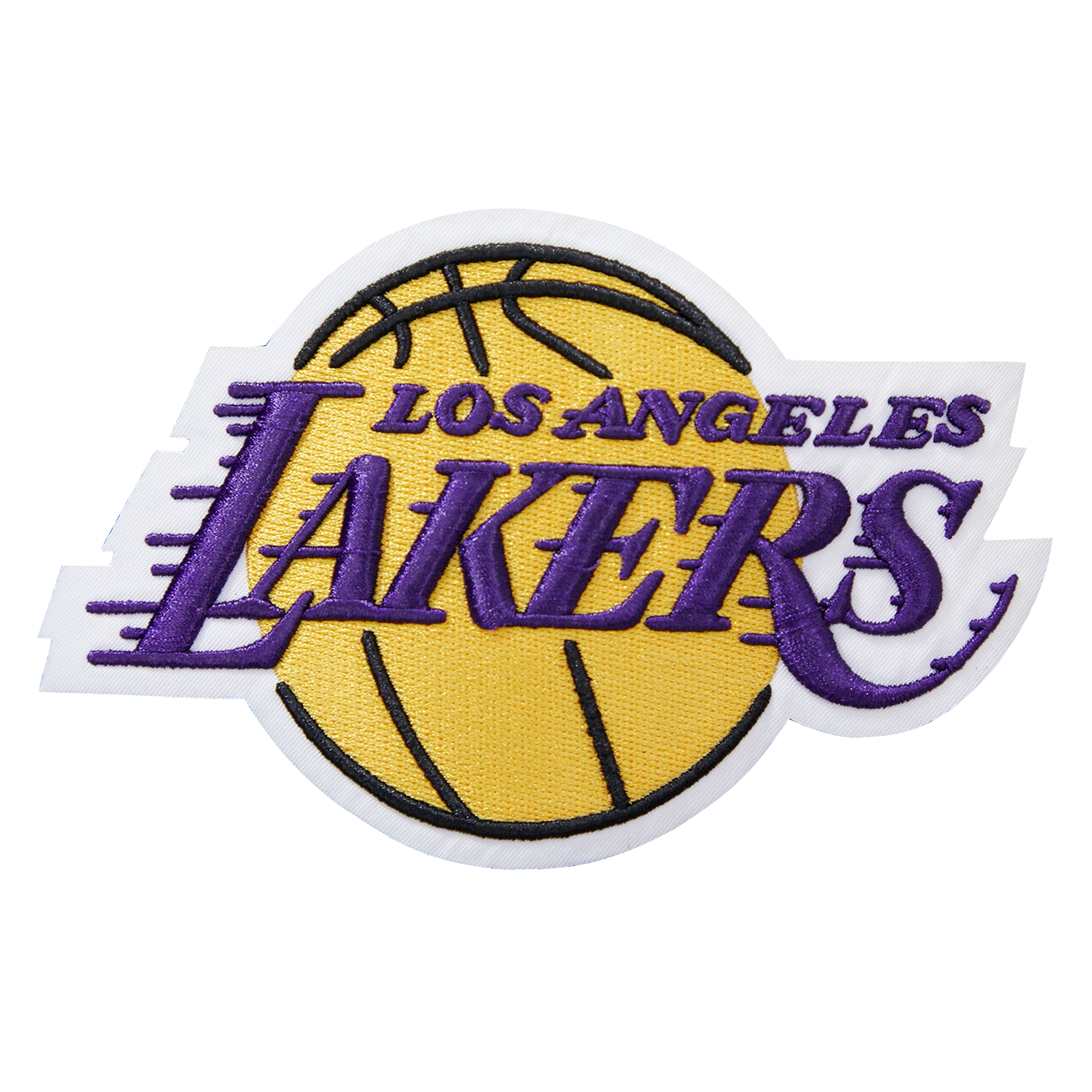 NBA LOS ANGELES LAKERS CLASSIC CHENILLE MEN'S PULLOVER HOODIE (BLACK) - Image 10