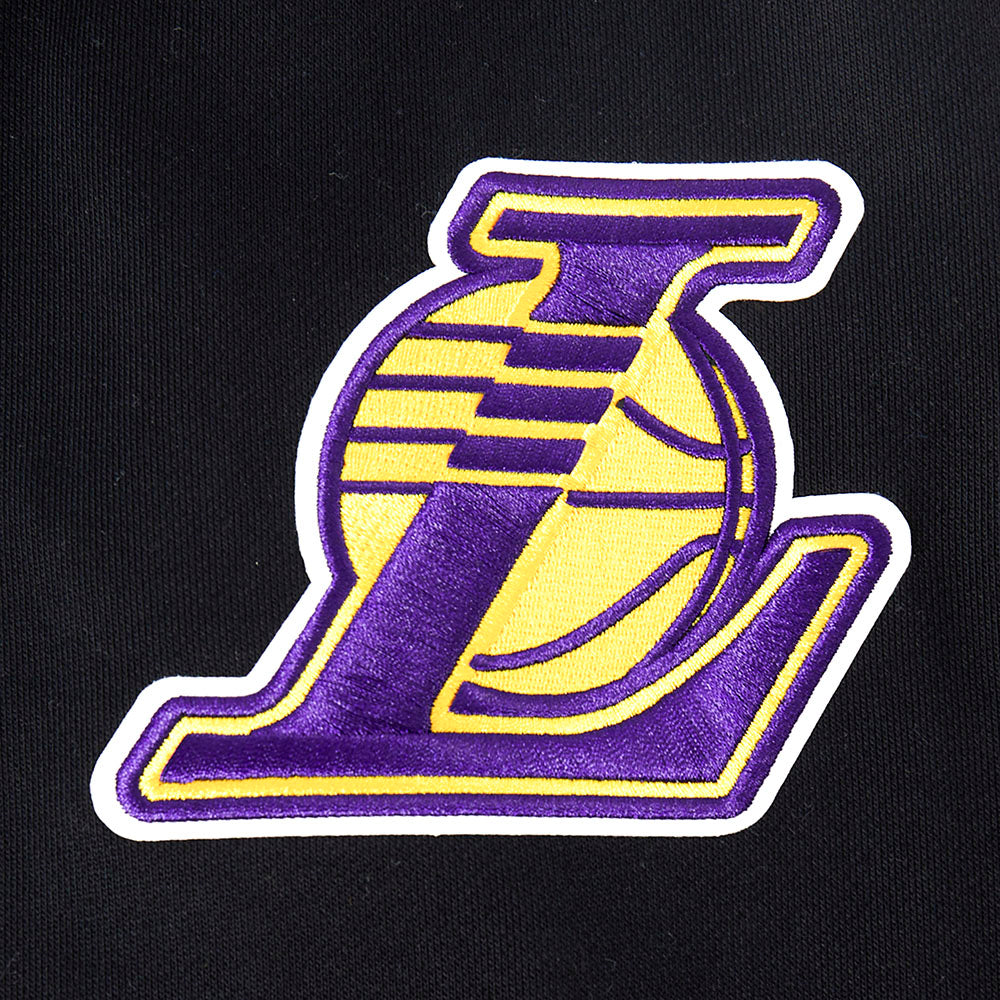 NBA LOS ANGELES LAKERS SUGAR SKULL MEN'S FLEECE PULLOVER HOODIE (BLACK) - Image 8