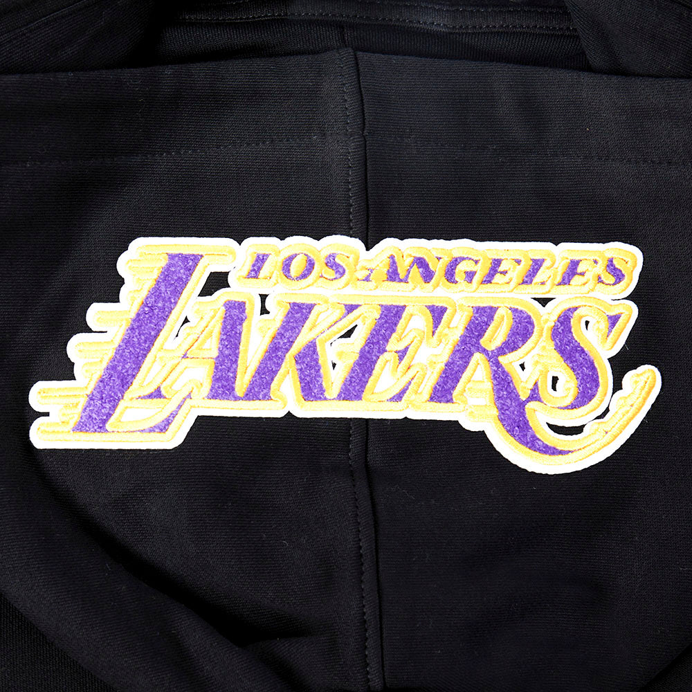 NBA LOS ANGELES LAKERS SUGAR SKULL MEN'S FLEECE PULLOVER HOODIE (BLACK) - Image 9