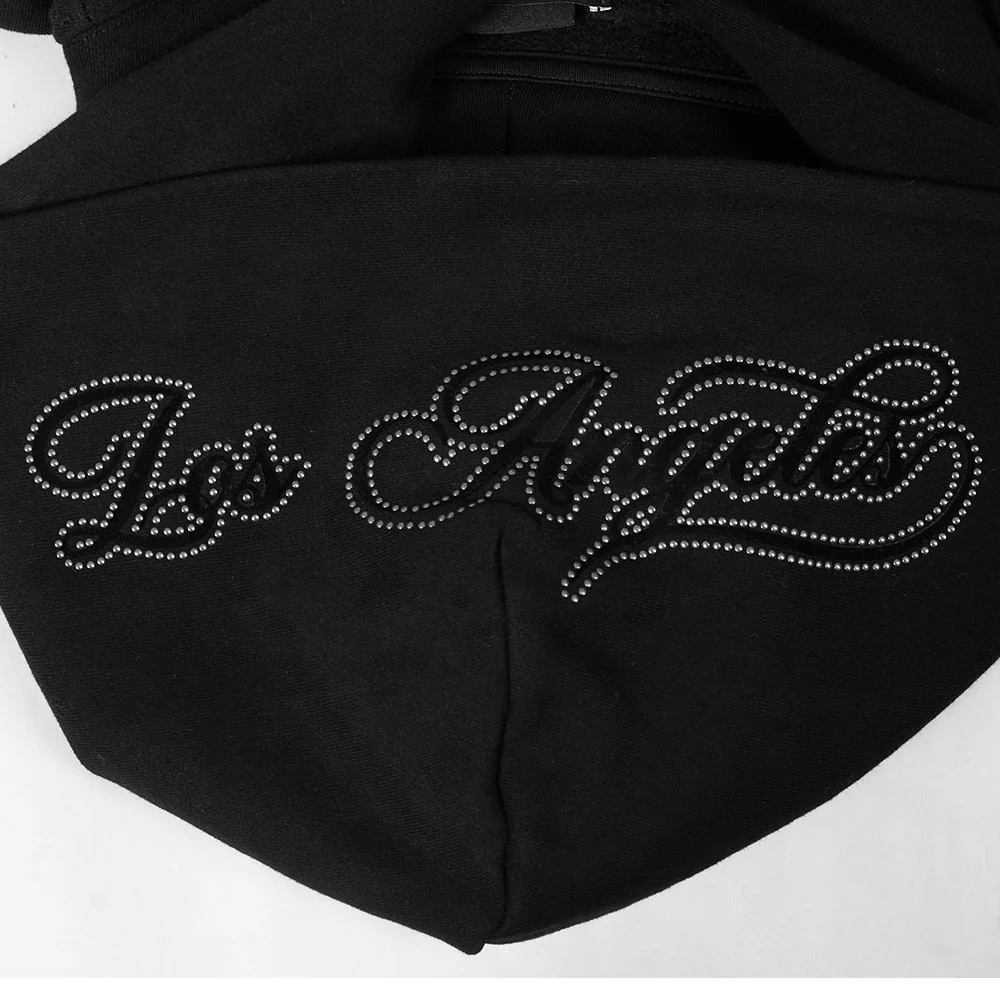 NBA LOS ANGELES LAKERS BLACKOUT MEN'S DROP SHOULDER FLC PO HOODIE (BLACK) - Image 10