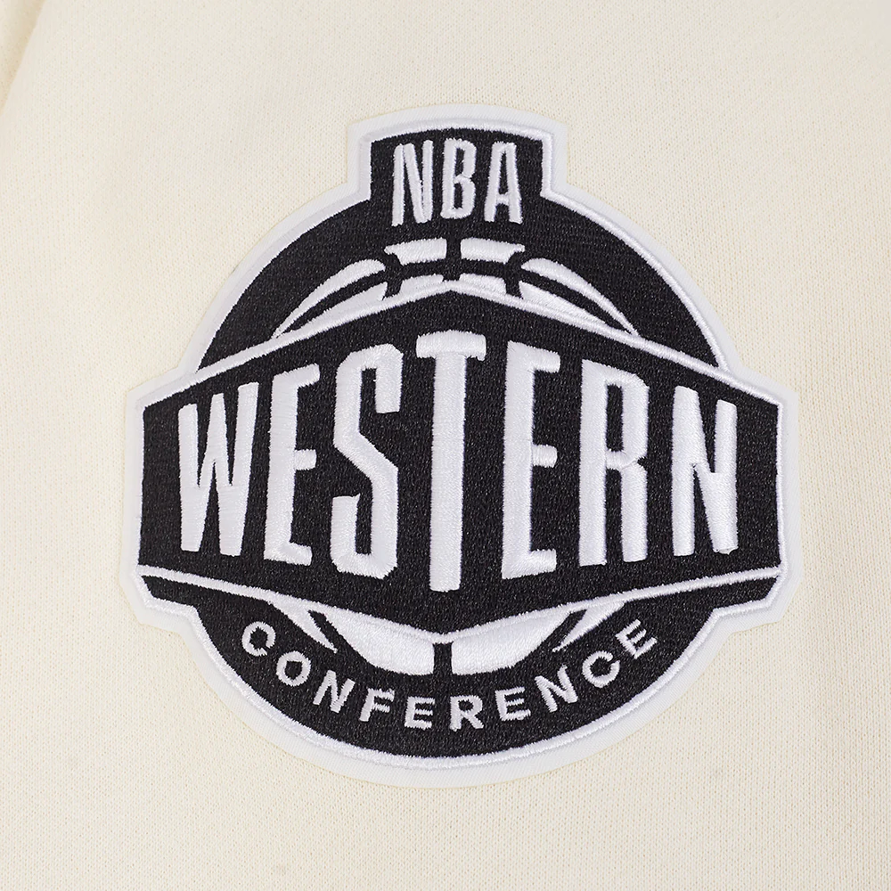 NBA LOS ANGELES LAKERS PARADISE MEN'S PULL OVER HOODIE (EGGSHELL) - Image 11